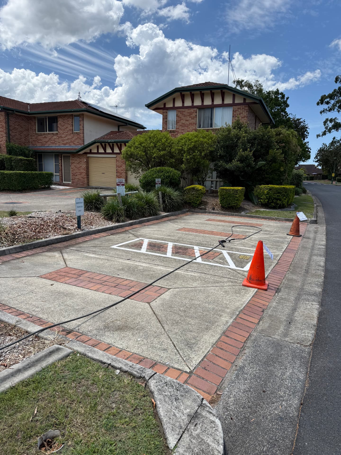 Before Pressure wash in Coombabah and Labrador