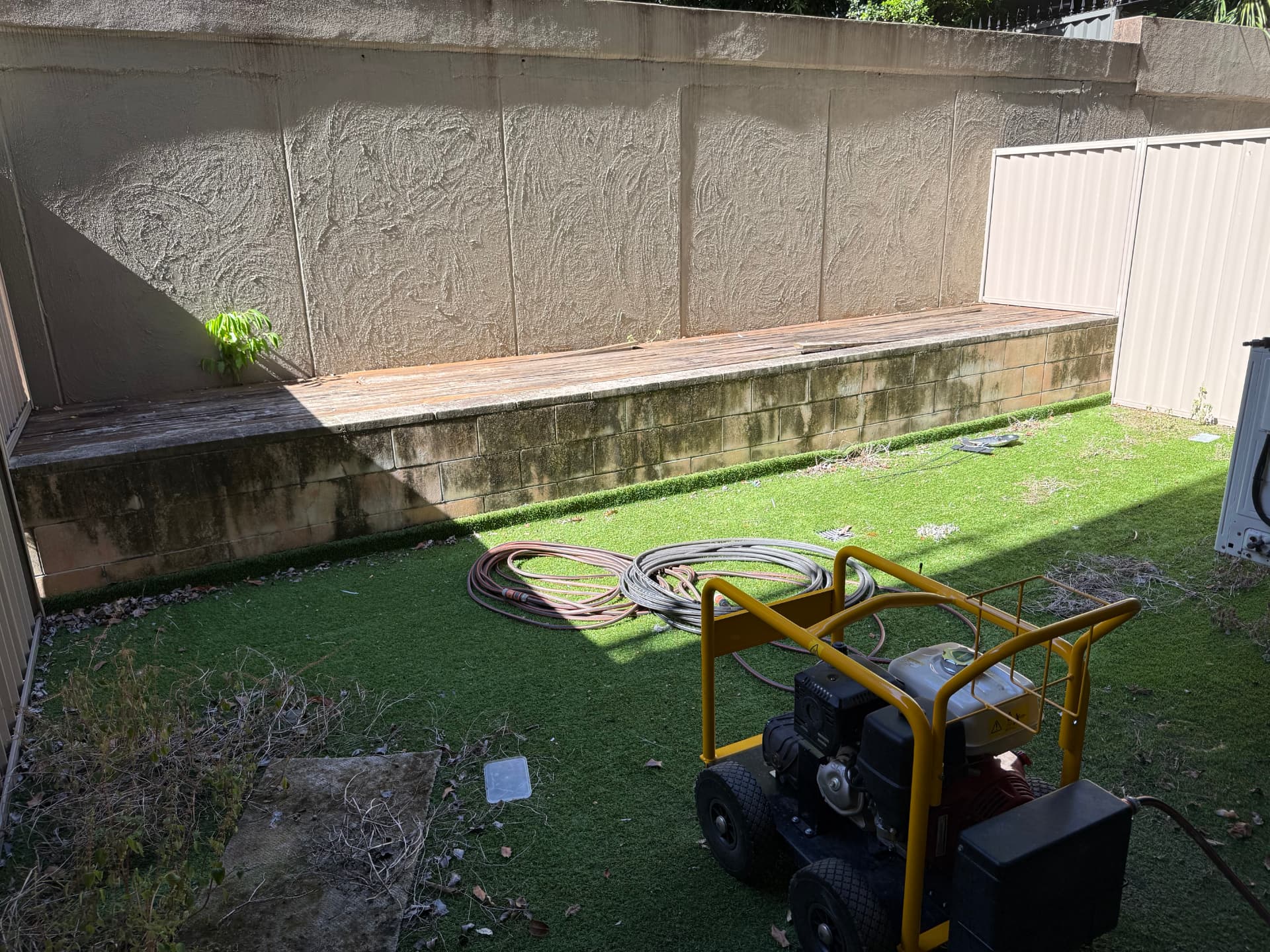 Before Pressure Wash